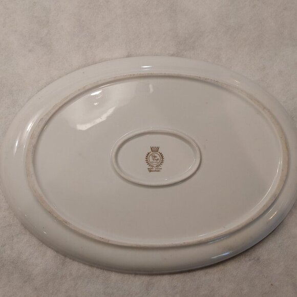 13" Oval Serving Platter Greenbriar - Picture 5 of 8